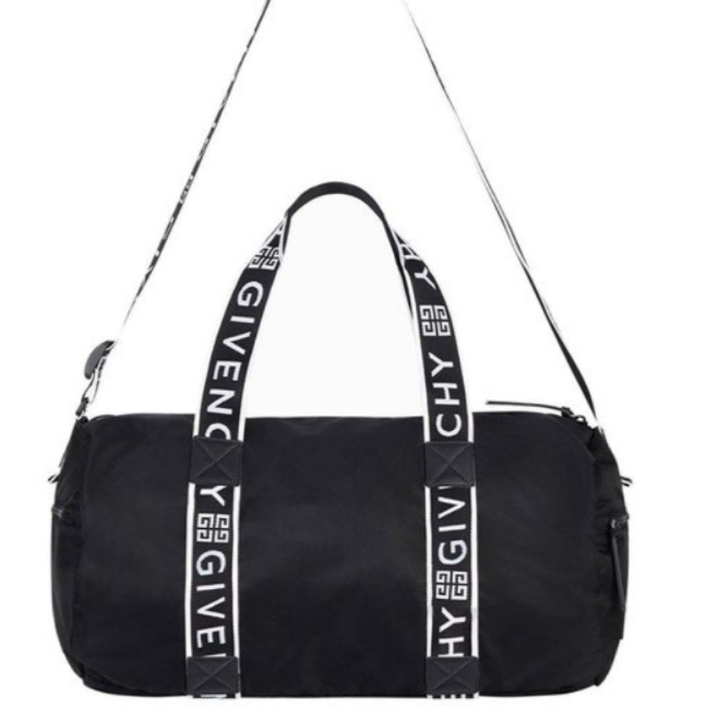 NWT$1385 Givenchy Black Gym Duffle Nylon Bag - Picture 1 of 16